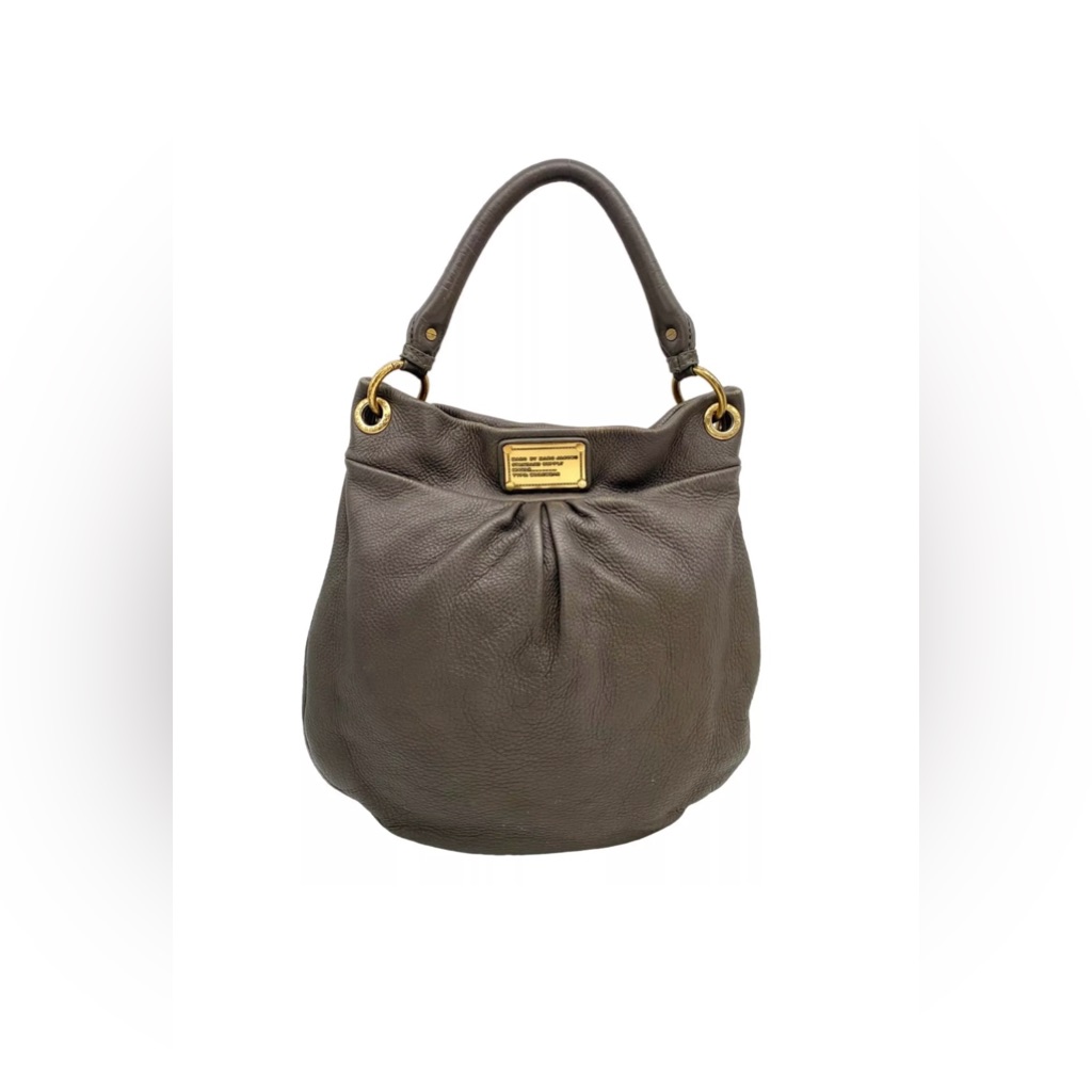 Marc By Marc Jacobs Classic Q Hillier Hobo In Warm Zinc